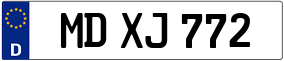 Truck License Plate